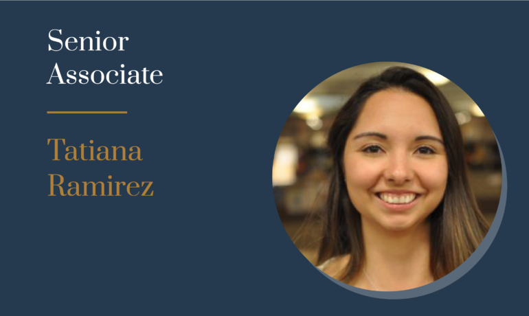 Tatiana Ramirez Promoted to Senior Associate
